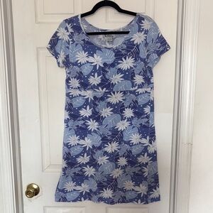 Lilly Pulitzer Blue Prince Charming Frog Dress Size M